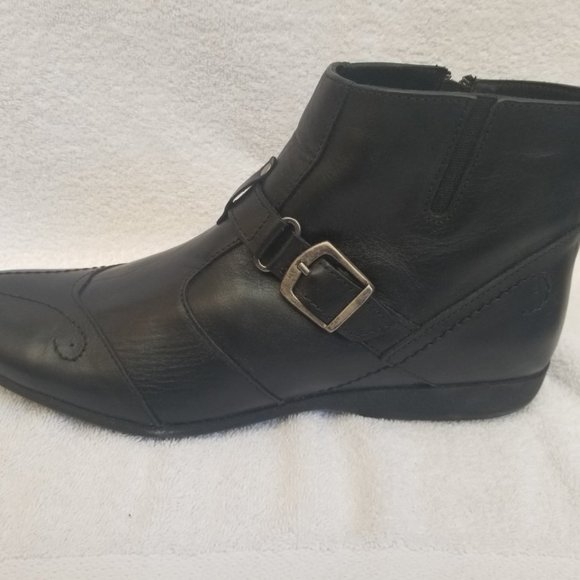 All leather mens black walking boots , new and unworn. - Picture 5 of 7